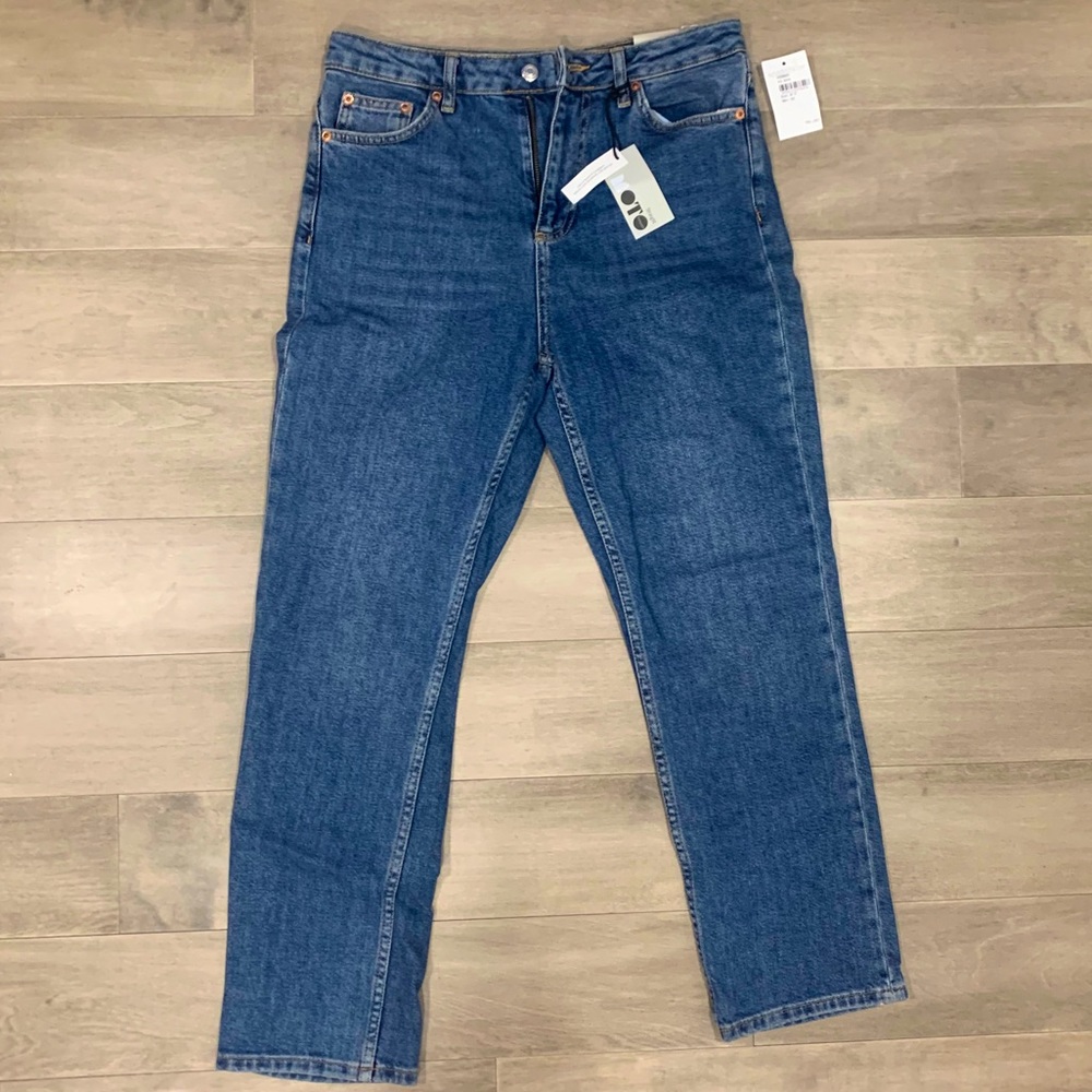 Topshop Moto Straight Leg Jeans